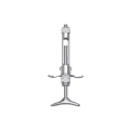 Brass-Series Strzykawka bez aspiracji typ Łamana z uchwytem T 1.8ml