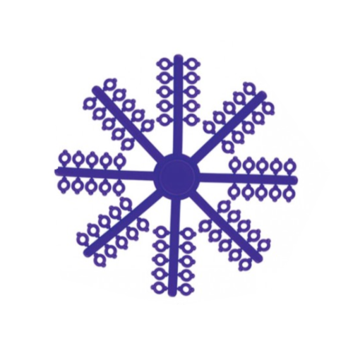Separatory ortodontyczne Sepo-II Non-Radiopaque purpurowe