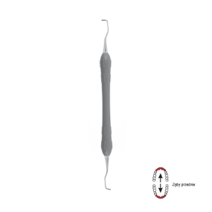 Kireta stomatologiczna typ Gracey fig. 1/2 ergo twarda