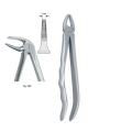 Kleszcze ekstrakcyjne do usuwania zębów i korzeni anatomiczne fig. 33M