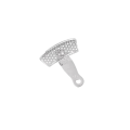 Łyżka wyciskowa perforowana połówkowa z zawiasem fig.99