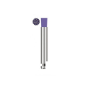 Szczoteczka polerska na kątnicę średnio-twarda ø2.35mm krótka, purpurowy nylon