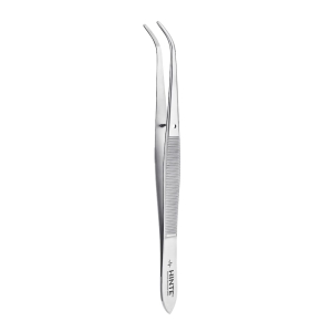 Pęseta dentystyczna Perry wygięta wąska 13 cm