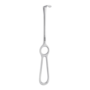 Hak chirurgiczny Langenbeck-Kocher podgięty do dołu 21 cm