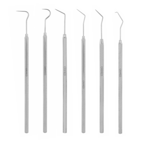Zgłębnik stomatologiczny jednostronny  fig. 1-6