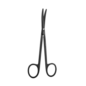 Nożyczki chirurgiczne Toenis-Adson TCC Blackline delikatne zagięte 14,5 cm