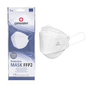Maseczka ochronna FFP2 biała typ Fish Mask op. 1 szt.