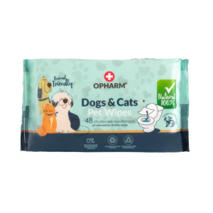 Chusteczki do pielęgnacji zwierząt Dogs&Cats Pet Wipes op. 48 szt.