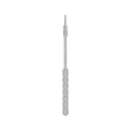 Osteotom implantologiczny prosty wypukły z ogranicznikiem 3,5 mm