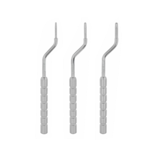 Osteotom implantologiczny wygięty wypukły bez ogranicznika 15 cm