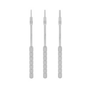 Osteotom prosty wklęsły z ogranicznikiem dłuto kostne 17 cm
