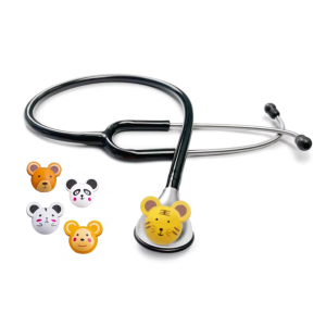 Stetoskop pediatryczny dziecięcy typ Deluxe z nakładkami