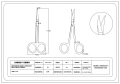 Super Cut Iris Scissors PP Curved Pointed 11-673-11-07