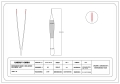 Dissecting Forceps Mini-Adson Tweezer 1x2 teeth 12 cm 12-246-12
