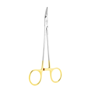 Igłotrzymacz Crile-Wood zagięty TC 15,5 cm