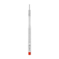 Osteotom Implant prosty z wklęsłą końcówką oraz ogranicznikiem 2.7 mm