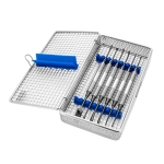 Kasetka do sterylizacji instrumentów chirurgicznych 7 miejsc