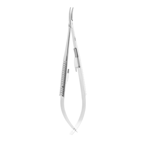 Imadło chirurgiczne Castroviejo igłotrzymacz stomatologiczny odgięty 14cm