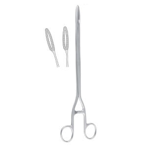 Kleszcze do materiałów opatrunkowych Sims – Maier 28 cm