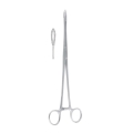 Kleszczyki do materiałów opatrunkowych Foerster-Bergmann 25 cm proste