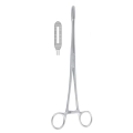 Kleszcze do materiałów opatrunkowych Fletcher 24 cm proste