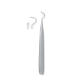 Igła ginekologiczna model angielski 13 cm zagięta na bok