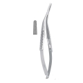 Igłotrzymacz Castroviejo z zagiętą rękojeścią 14 cm ss mikro