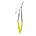 Igłotrzymacz Castroviejo z zagiętą rękojeścią 14 cm tc gladki