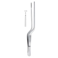 Pęseta bagnetowa laryngologiczna Lucae 14 cm z1x2