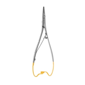 Imadło chirurgiczne Mathieu-Vascular Tc gold proste