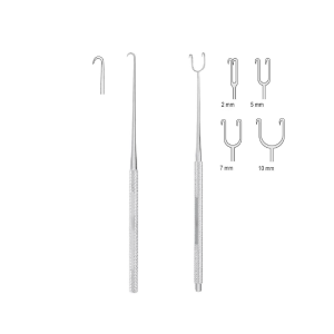 Haczyk laryngologiczny typu Joseph 16 cm