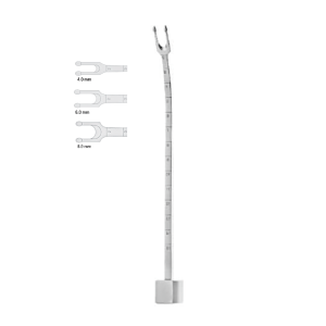 Osteotom do przegrody nosowej typu Obwegeser (septum) 18,5 cm
