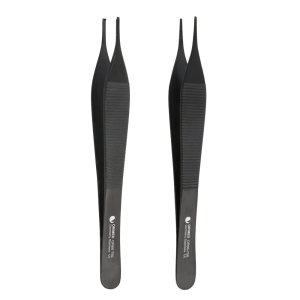 Pęseta anatomiczna typu Adson 12 cm czarna ceramika
