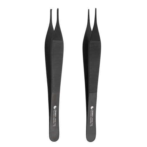 Pęseta anatomiczna typu Adson 12 cm czarna ceramika