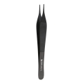 Pinceta anatomiczna typu Adson 12 cm czarna ceramika prosta