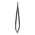 Imadło chirurgiczne z okrągłą rączką typu Castroviejo 18 cm TC czarna ceramika prosty