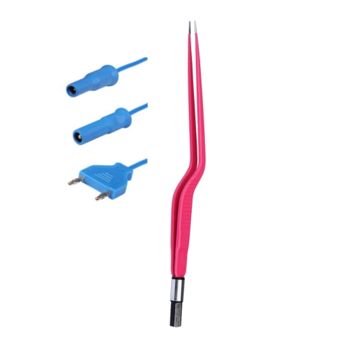 Pęseta bipolarna jednorazowa bagnetowa Non-Stick 20 sztuk