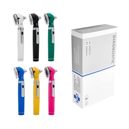 Otoskop mini laryngologiczny Nanoskop LED wszystkie kolory