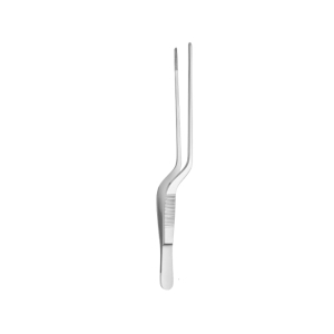 Pęseta laryngologiczna typu Jansen Gruenwald 20 cm ząbkowana