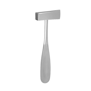 Młotek chirurgiczny kostny z płaską końcówką 19,5 cm