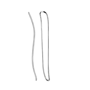 Łopatka do języka Frenzel (Collin) w kształcie S 16,5 cm