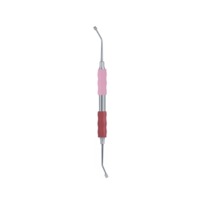 Łyżeczka endodontyczna dwustronna Ruddle z antypoślizgowymi nakładkami
