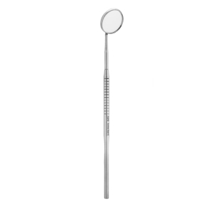 Lusterko stomatologiczne płaskie zestaw z uchwytem 12 cm